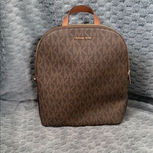 Large Brown Backpack not sure authentic